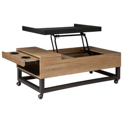Solid Wood Graicen Lift Top Coffee Table with Storage