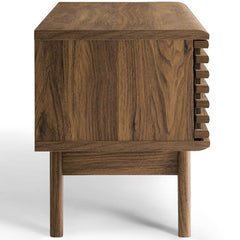 Walnut Grandstaff TV Stand for TVs up to 50" Mid Century Aesthetics