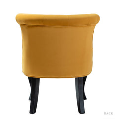 1 - Mustard Velvet Tufted Velvet Side Chair Side Chair Brings A Bit Of Glam and A Hint Of Elegance Whether it's in Your Living Room,