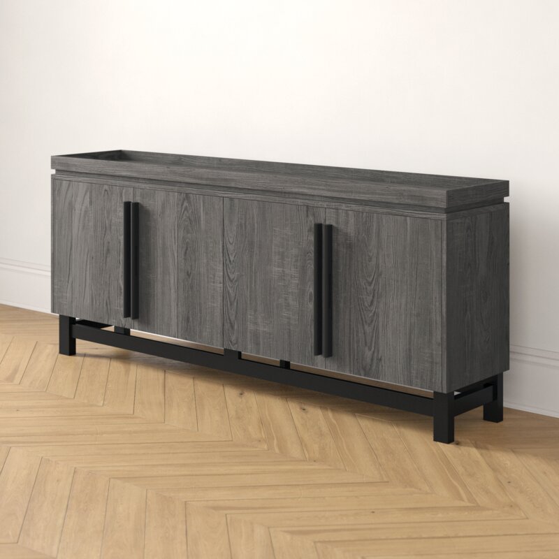 Weathered Gray Grenshaw 70.75'' Wide Sideboard