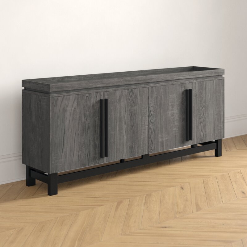 Weathered Gray Grenshaw 70.75'' Wide Sideboard
