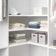 3 Shelves Corner Shelf (Set of 3) To Maximize your Closet Space, Sometimes you Need to Take Advantage of Every Single Corner Perfect for Any Room