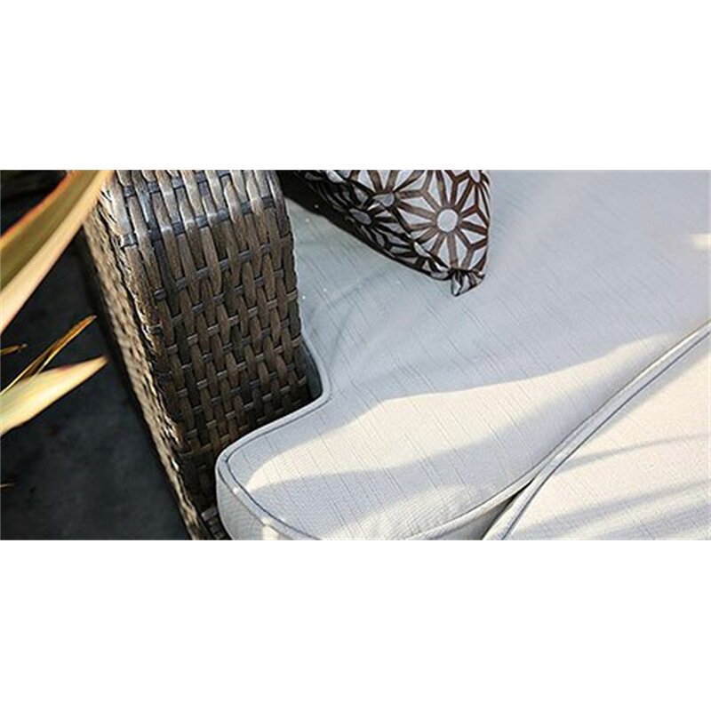 Venters chaise lounge set with cushions and table sales