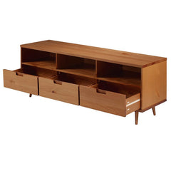 Grindle Solid Wood TV Stand for TVs up to 80" Caramel
