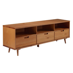 Grindle Solid Wood TV Stand for TVs up to 80" Bringing Mid Century Modern Flair