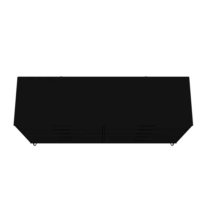 Black Grisby 10 Drawer 69.72'' W Double Dresser Crafted from Engineered Wood