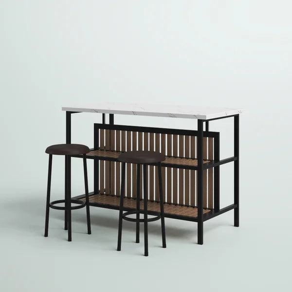 Grondin 47.24'' Wide Kitchen Island Set Modern Style Perfect for Organize