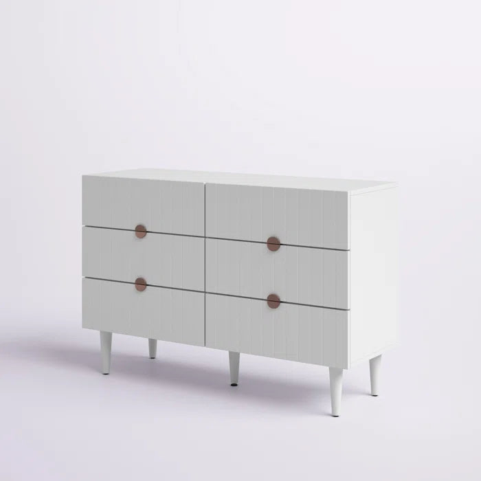 Grovelle 6 Drawer 47'' W Double Dresser Modern Style for your Bedroom Perfect for Bedside