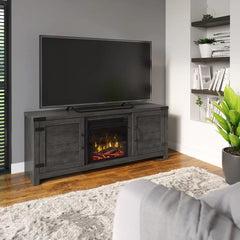 Guadalupe TV Stand for TVs up to 65" with Fireplace Included Indoor Design