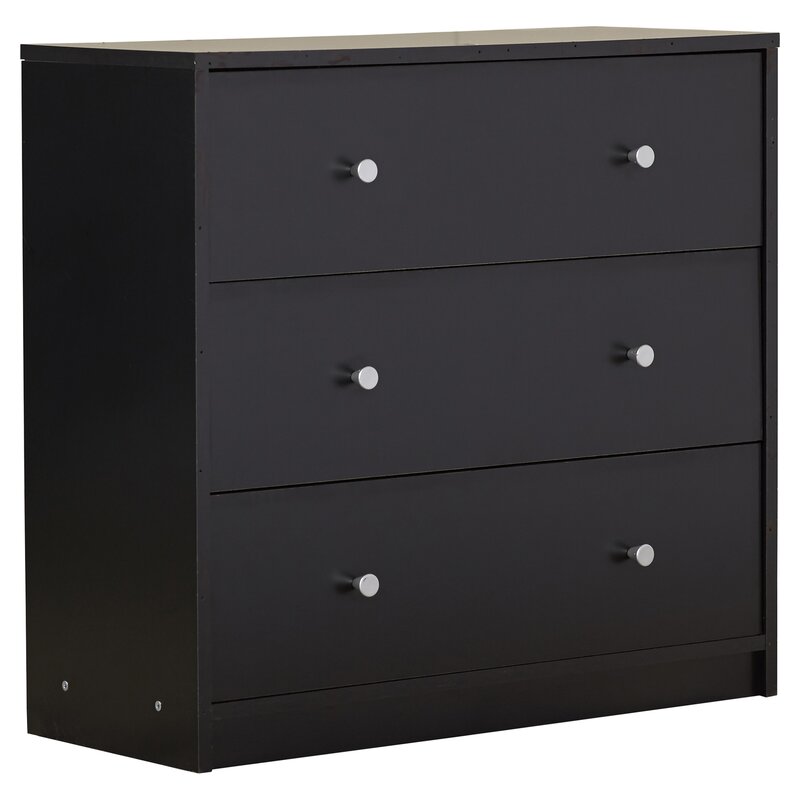 3 Drawer 28.5'' W Dresser Three Drawers Offer Plenty of Space for Storing your Shirts, Socks, Sweaters, and Jeans Perfect for Organize