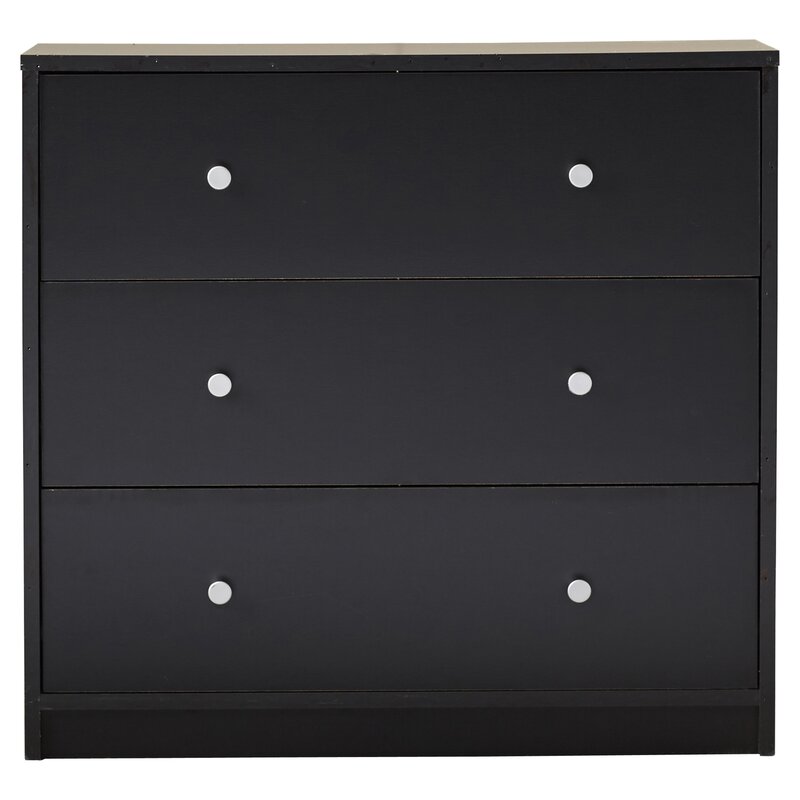 3 Drawer 28.5'' W Dresser Three Drawers Offer Plenty of Space for Storing your Shirts, Socks, Sweaters, and Jeans Perfect for Organize