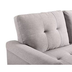 Light Gray Gunnar 85" Wide Reversible Sleeper Sofa & Chaise Design