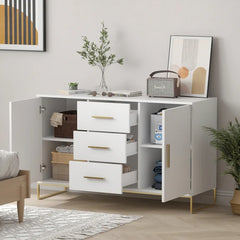 Gurteerith 3 Drawer 47.2'' W Combo Dresser Simply Designed Cabinet