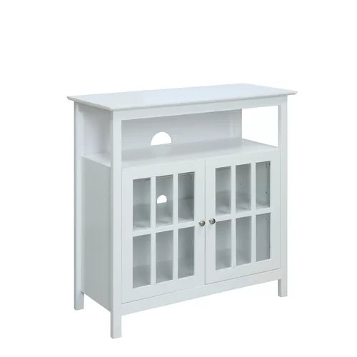White Gwen TV Stand for TVs up to 40" Shaker Inspired Style