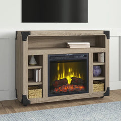 Gwynn TV Stand for TVs up to 42" with Fireplace Included Cable Management
