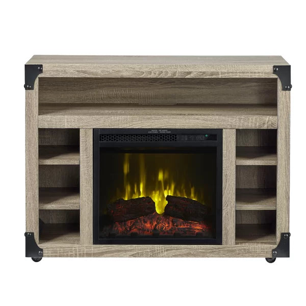 Gwynn TV Stand for TVs up to 42" with Fireplace Included Cable Management