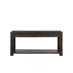 Hagberg 64'' Console Table Black Durable and Sturdy use for years