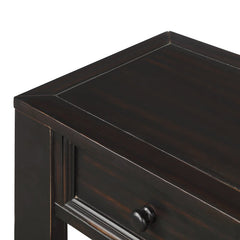 Hagberg 64'' Console Table Black Durable and Sturdy use for years