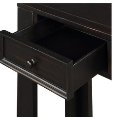 Hagberg 64'' Console Table Black Durable and Sturdy use for years