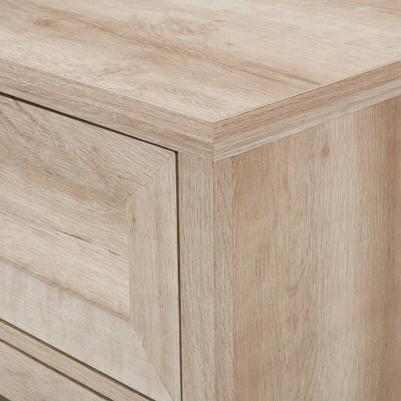 White oak clearance accent cabinet
