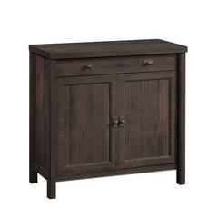 Coffee Oak 30'' Tall 2 - Door Accent Cabinet Add a Touch of Cottage-Inspired Style