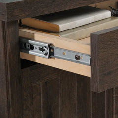 Coffee Oak 30'' Tall 2 - Door Accent Cabinet Add a Touch of Cottage-Inspired Style