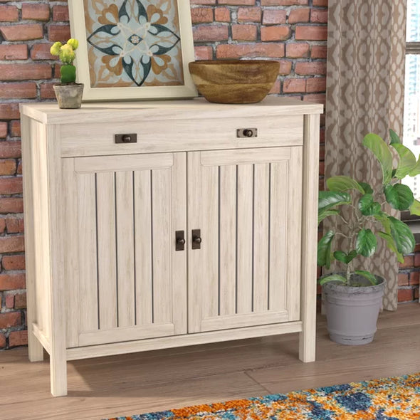 30'' Tall 2 - Door Accent Cabinet Adjustable Shelves Add A Touch of Cottage-Inspired Style