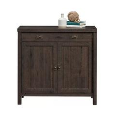 Coffee Oak 30'' Tall 2 - Door Accent Cabinet Add a Touch of Cottage-Inspired Style