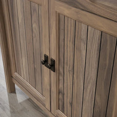 Washed Walnut 30'' Tall 2 - Door Accent Cabinet Add a Touch of Cottage-Inspired Style