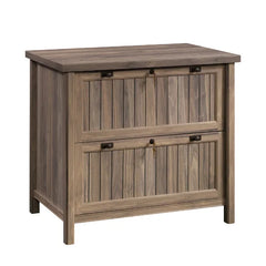 Washed Walnut Hanief 33.386'' Wide Lateral Filing Cabinet