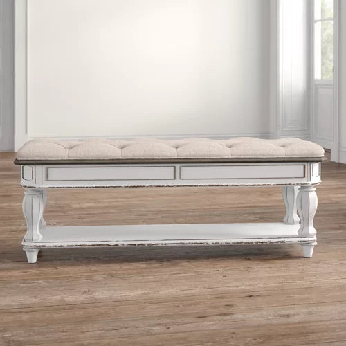 Solid Wood Storage Bench weights of up to 300 lbs. Perfect For Entryway