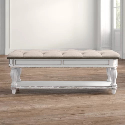 Solid Wood Storage Bench weights of up to 300 lbs. Perfect For Entryway