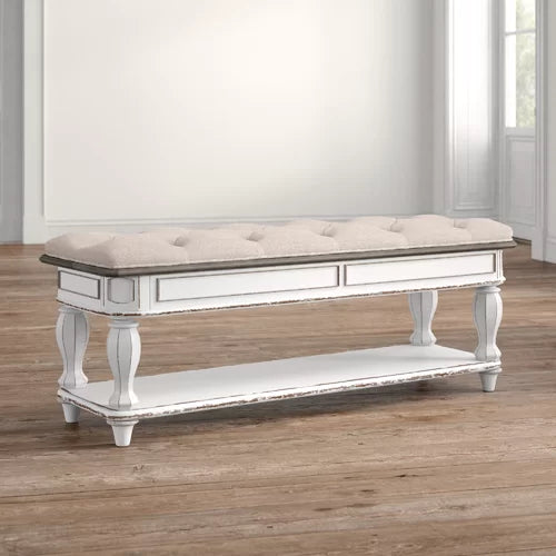 Solid Wood Storage Bench weights of up to 300 lbs. Perfect For Entryway