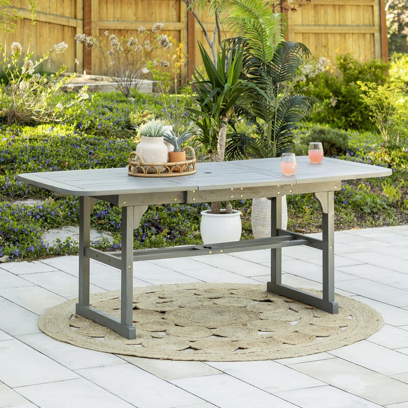 Rectangular 6 - Person 55'' Long Dining Set 6-Piece Outdoor Dining Set The Four Comfortable Patio Chairs and Bench