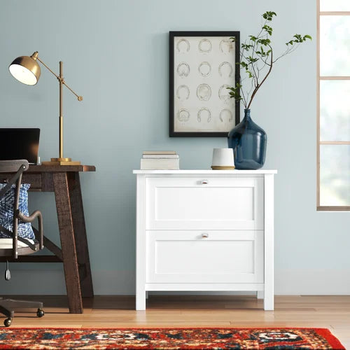 Hargreaves 30.78'' Wide 2 Drawer Lateral Filing Cabinet Bring Contemporary Style