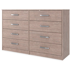 Gray Harmonsburg 8 Drawer 52.72'' W Made of Engineered Wood in a Distressed