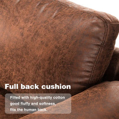 Haroldine 100.78" Wide Faux Leather Reversible Modular Sofa & Chaise