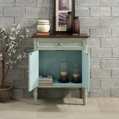 Blue/Green 30'' Tall 2 - Door Accent Cabinet Great for your Bedroom, Living Room, Entryway Perfect for Organize
