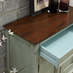 Blue/Green 30'' Tall 2 - Door Accent Cabinet Great for your Bedroom, Living Room, Entryway Perfect for Organize