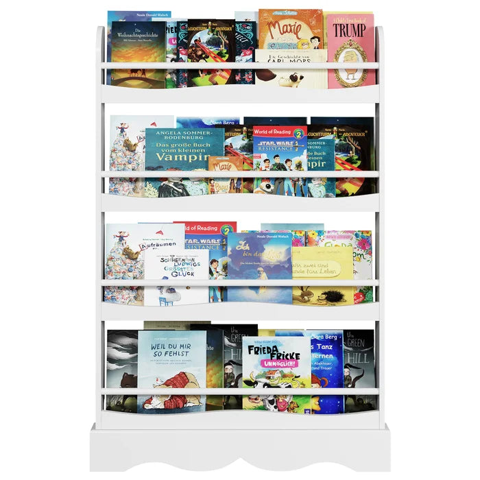 Harriet Bee 46.5'' H X 31.5'' W Chip Resistant Kids Book Display Wall-Mounted Style