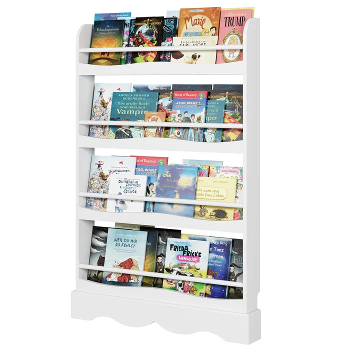Harriet Bee 46.5'' H X 31.5'' W Chip Resistant Kids Book Display Wall-Mounted Style