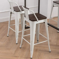 Hartz Bar and Counter Stool (Set of 4) Perfect for Living Rooms, Dining Rooms  Scratch-Resistant