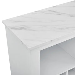 White Harvill Bar Cabinet Wear-Resistant Scratch-Resistant Manufactured Wood