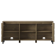 Anderson Indoor Bamboo Harward TV Stand for TVs up to 65"