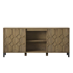 Anderson Indoor Bamboo Harward TV Stand for TVs up to 65"