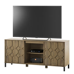 Anderson Indoor Bamboo Harward TV Stand for TVs up to 65"