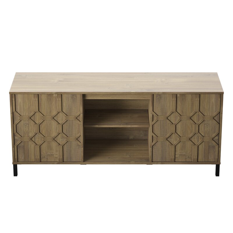 Anderson Indoor Bamboo Harward TV Stand for TVs up to 65"