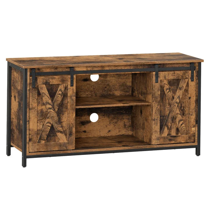Hatten TV Stand for TVs up to 55" A Rustic Farmhouse Inspired Indoor Design