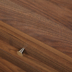 Walnut 40.1'' Wide 3 Drawer Server Three Drawers and One Cabinet Offer Space to Stash Cutlery