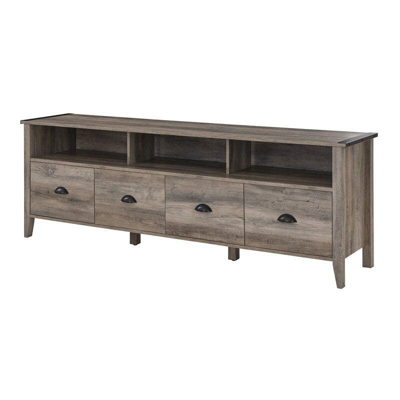 Hedy TV Stand for TVs up to 85" Furniture Gray Wash